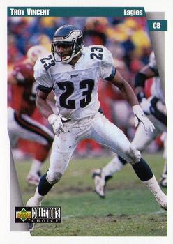 Troy Vincent Philadelphia Eagles 1997 Upper Deck Collector's Choice NFL #174